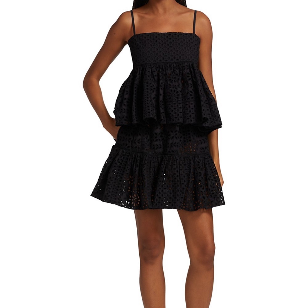 NWT RHODE Eyelet Flutter Top & Skirt Set Size XS
